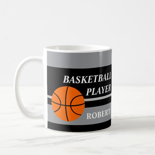 Personalized Basketball Mug Kaffemugg (Vänster)