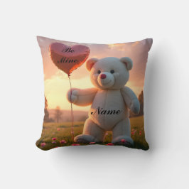 Personalized Bear Valentine Kudde