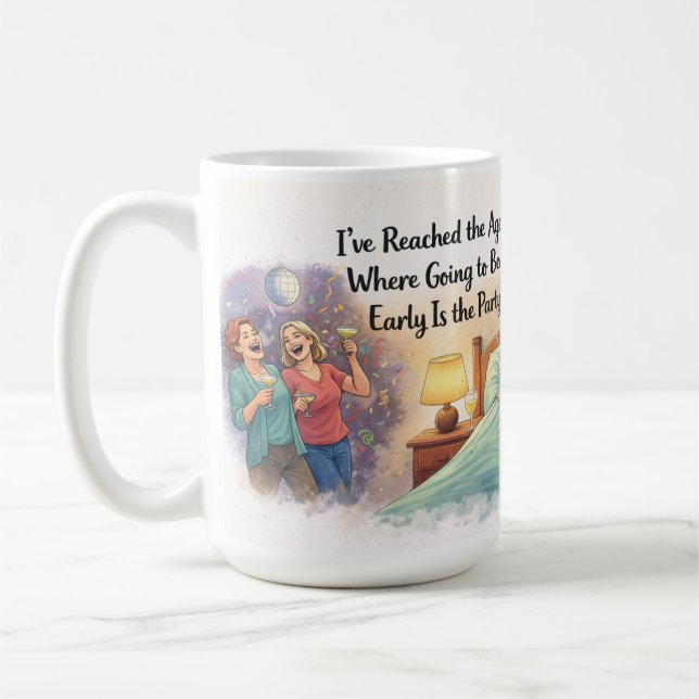 Personalized Bedtime Party Fun Mug Kaffemugg (Vänster)