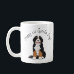 Personalized Bernedoodle 1st Gotcha Day Photo Kaffemugg<br><div class="desc">Celebrate a beautiful milestone with this double-sided Bernedoodle Gotcha Day Mug. The front features a charming hand-drawn illustration with the festive "Happy 1st Gotcha Day!" phrase. On the back, you can easily customize it with your favorite pet photo and their name for a truly personal touch. It’s the perfect way...</div>