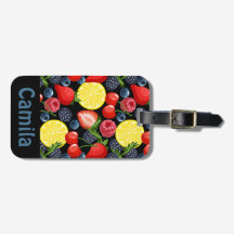 Personalized Berries & Citrus Pattern 