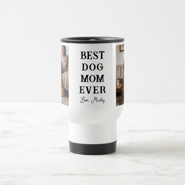 Personalized Best Dog Mom 2 Photo | Mother’s Day Resemugg (Center)