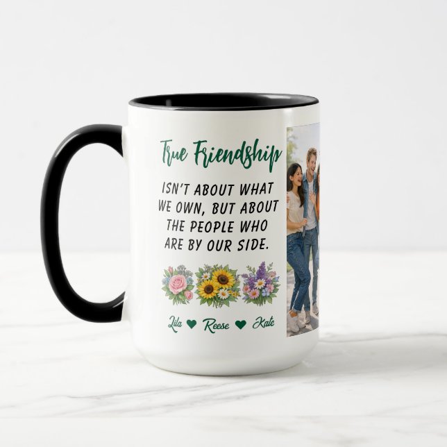 Personalized Best Friend Mug | Friendship Day Mugg (Vänster)