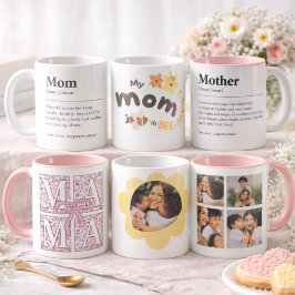 Personalized Best Mom Ever Photo Mug Kaffemugg