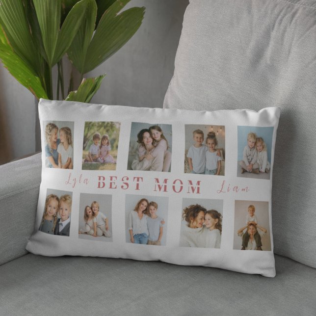 Personalized Best Mom Pillow | Custom Photos Prydnadskudde (Skapare uppladdad)