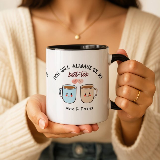 Personalized Best-Tea Couple   Mugg (Skapare uppladdad)