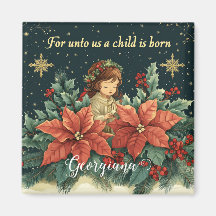 Personalized Biblical Nativity Child & Verse