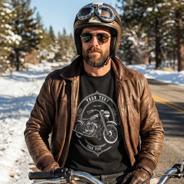 Personalized Biker Sweatshirt Gift For Him (Skapare uppladdad)