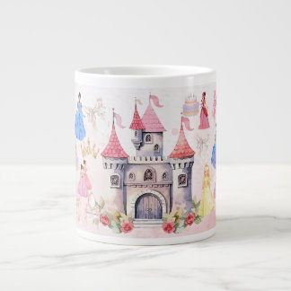 Personalized birthday princess mug, jumbo mugg