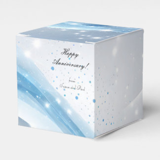 Personalized Blue Anniversary Gift Box  Presentaskar