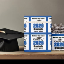 Personalized Blue Class of 2026 Graduation