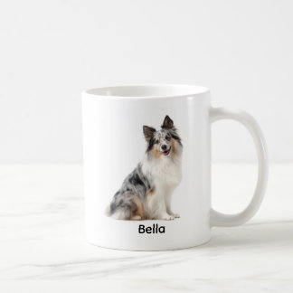 Personalized Blue Merle Sheltie I Own You Kaffemugg