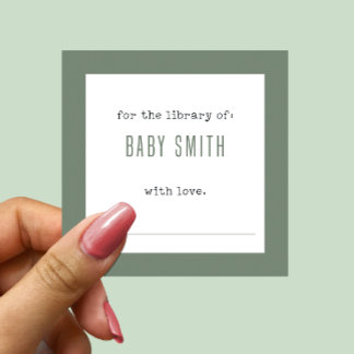 Personalized Bookplate Stickers Klistermärken