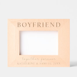 Personalized Boyfriend Together Forever Wood