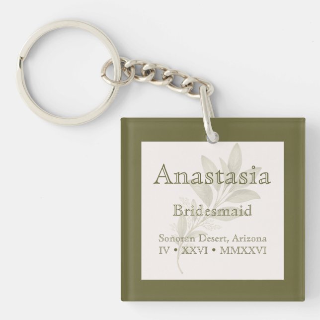 Personalized Bridesmaid  (Framsidan)