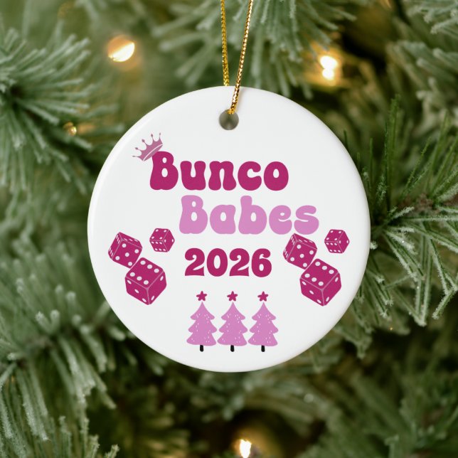 Personalized Bunco Babe Annual Ornament (Träd)