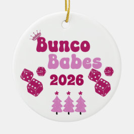 Personalized Bunco Babe Annual Ornament