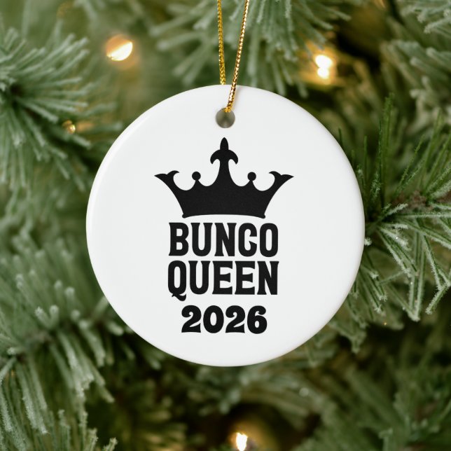 Personalized Bunco Queen Ornament (Träd)