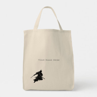 Personalized BUSHIDO 武 Kanji Two-Sided Tote Bag Tygkasse