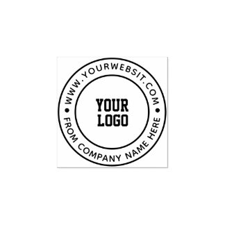 Personalized Business Logo Rubber Stamp Stämpel