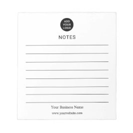 Personalized Business Notes Notepad Anteckningsblock