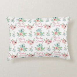 Personalized Cacti Floral Prydnadskudde