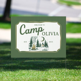 Personalized Camp Bachelorette Party Yard