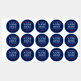 Personalized Campaign Election Klistermärke