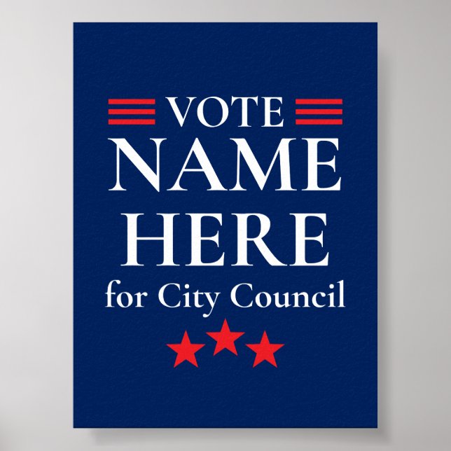 Personalized Campaign Election Poster (Framsidan)