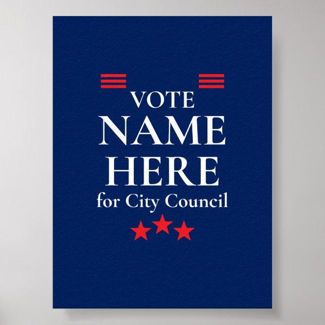 Personalized Campaign Election Poster (Framsidan)