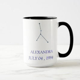 Personalized Cancer Constellation Mug - Custom Zod Mugg