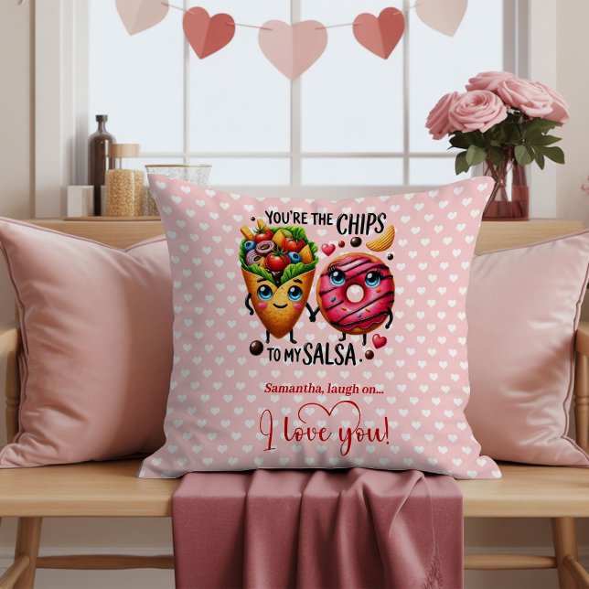 Personalized Cartoon Fruit Funny Valentine Pillow Kudde (Personalized Cartoon Fruit Funny Valentine Pillow

)