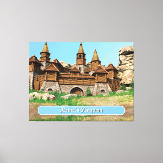 Personalized Castle for Kids Canvastryck