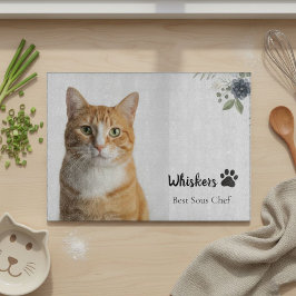 Personalized Cat Photo Best Sous Chef