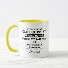 Personalized Catholic Priest  Mugg