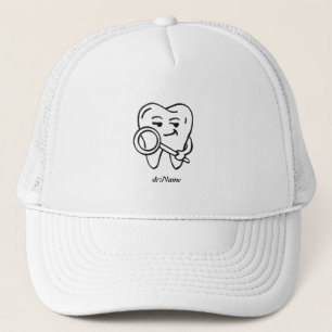 Personalized Cavity Explorer Funny Dentist & Hygie Keps