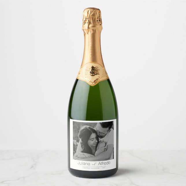 Personalized Champagne Bottle Label (Framsida)