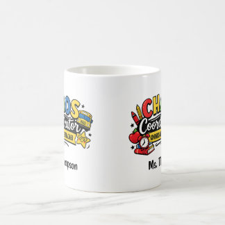 Personalized Chaos  Coordinator Teacher  Kaffemugg