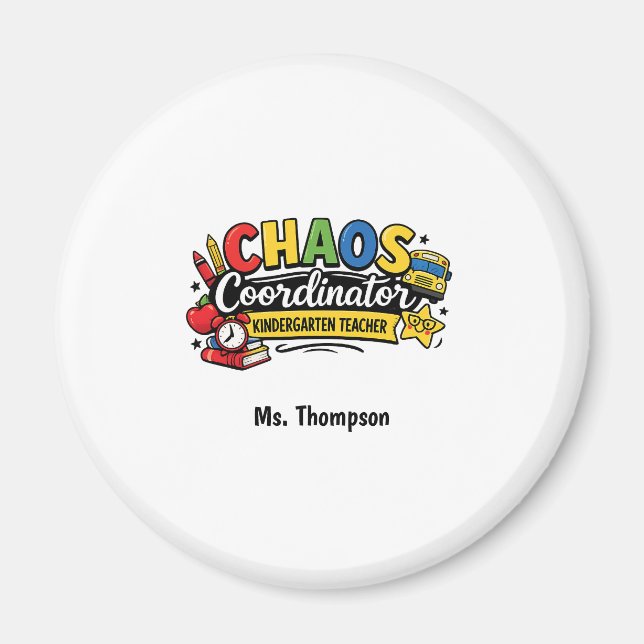 Personalized Chaos  Coordinator Teacher  Magnet (Framsidan)