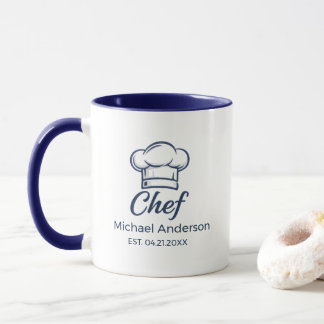 Personalized Chef Mug – Custom Name Kitchen Gift Mugg