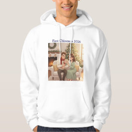 Personalized Child’s First Christmas Hoodie – Men’