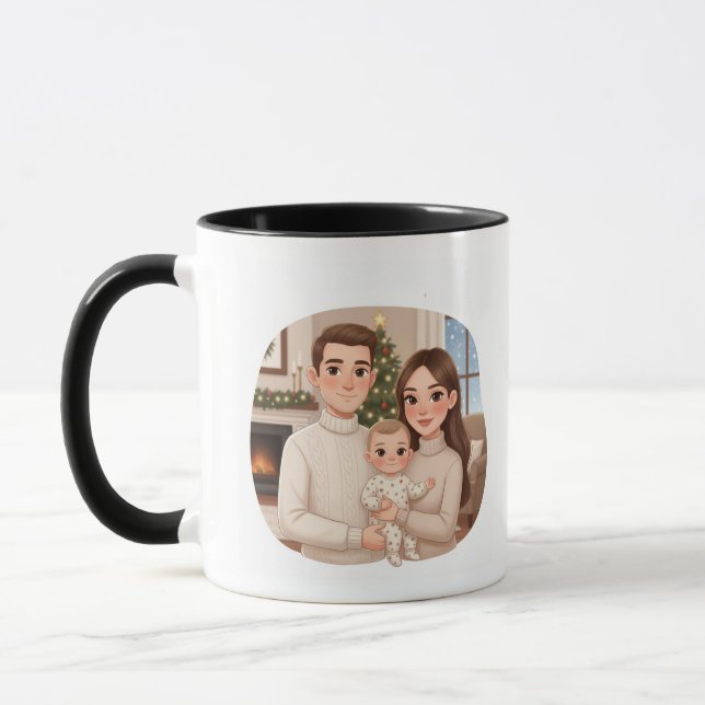  Personalized Child’s First Christmas Mug Mugg (Vänster)