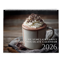 Personalized Chocolate Dessert Lover Fine Art 2026 Kalender