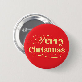 Personalized Christmas Button–Custom Seasonal Pin Knapp