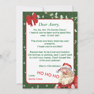 Personalized Christmas Card for a Unique Holiday  Inbjudningar