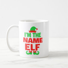 Personalized Christmas Elf Kaffemugg