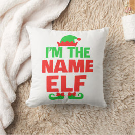 Personalized Christmas Elf Kudde