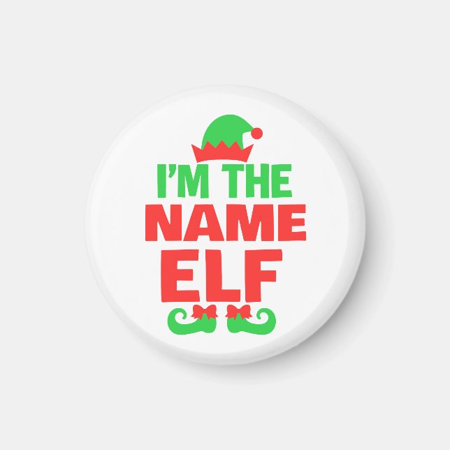 Personalized Christmas Elf Magnet (Framsidan)