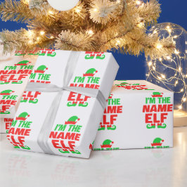 Personalized Christmas Elf Presentpapper