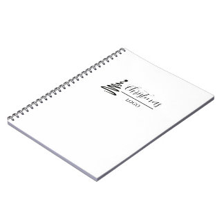 Personalized Christmas Gift Custom Modern T-Shirt Anteckningsbok